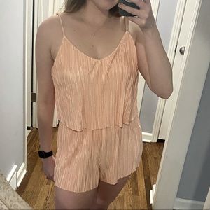 Heart & Hips Pink Shimmer Romper